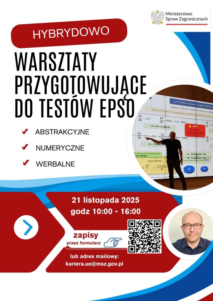 Warsztaty on-line dla zainteresowanych pracą w instytucjach UE