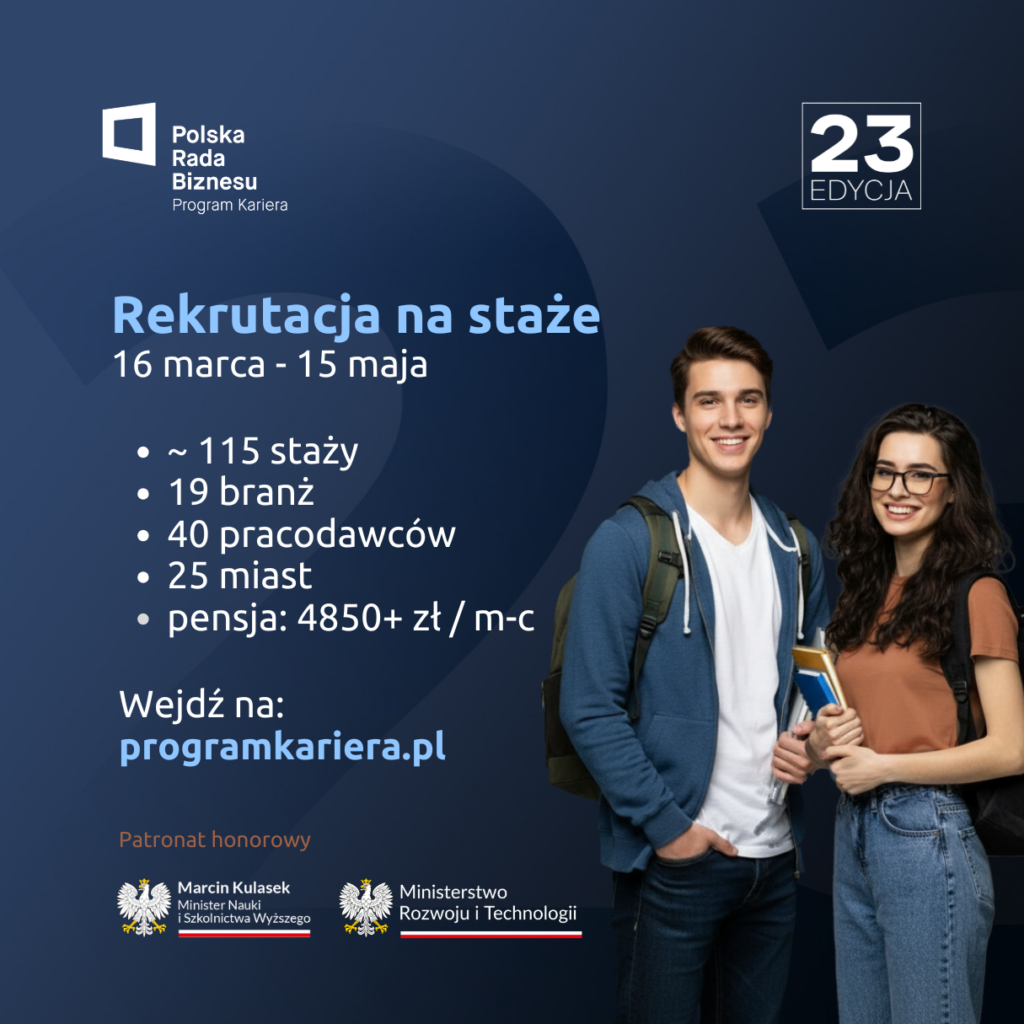 Program KARIERA Polskiej Rady Biznesu zaprasza