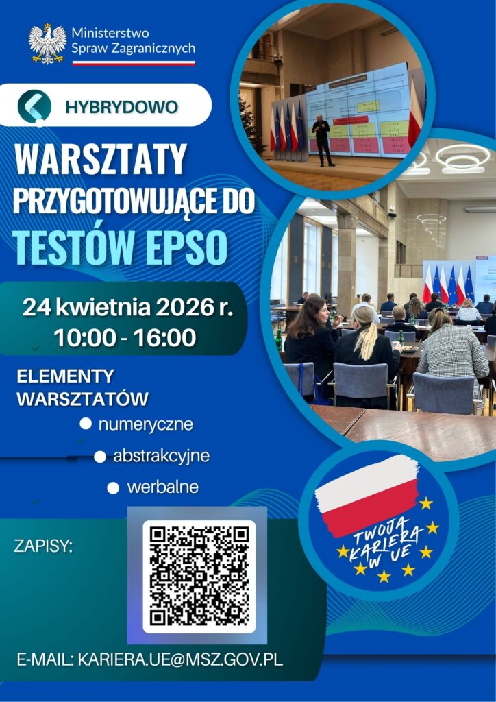 Warsztaty przygotowujące do testów EPSO